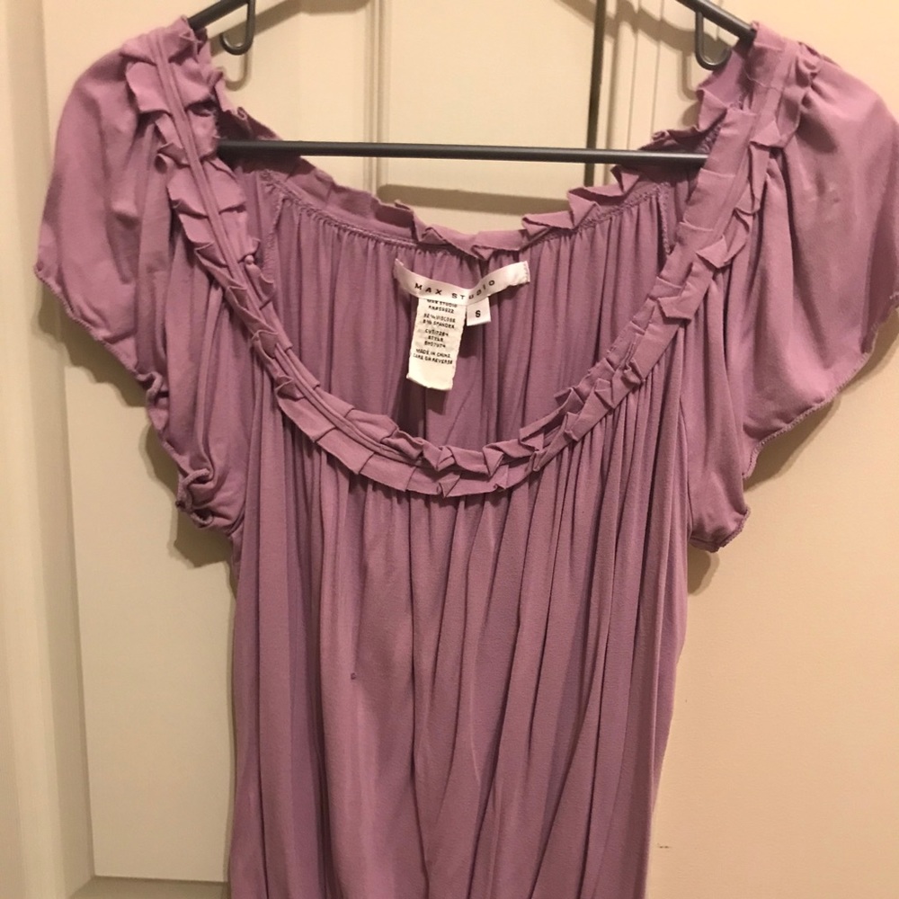 FLOWY LILAC BLOUSE
